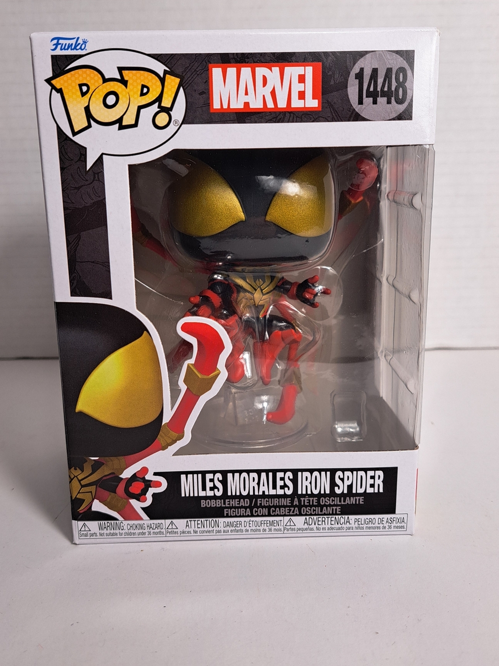 Funko Pop! Marvel #1448 Spider-Man Miles Morales Iron Spider Vinyl Figure NIB
